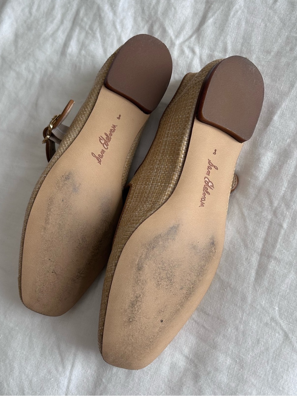 Sam Edelman Michaela Raffia Mary Jane Flats ~ Size 8 - Picture 5 of 7